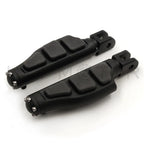 Black Flat Wing Footpegs for Harley FXBB FXBR FXBRS FXLR (2018–Present)