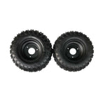 Set of 2 6" Wheel Tire Rim Assembly for Go Kart Drift Trike ATV