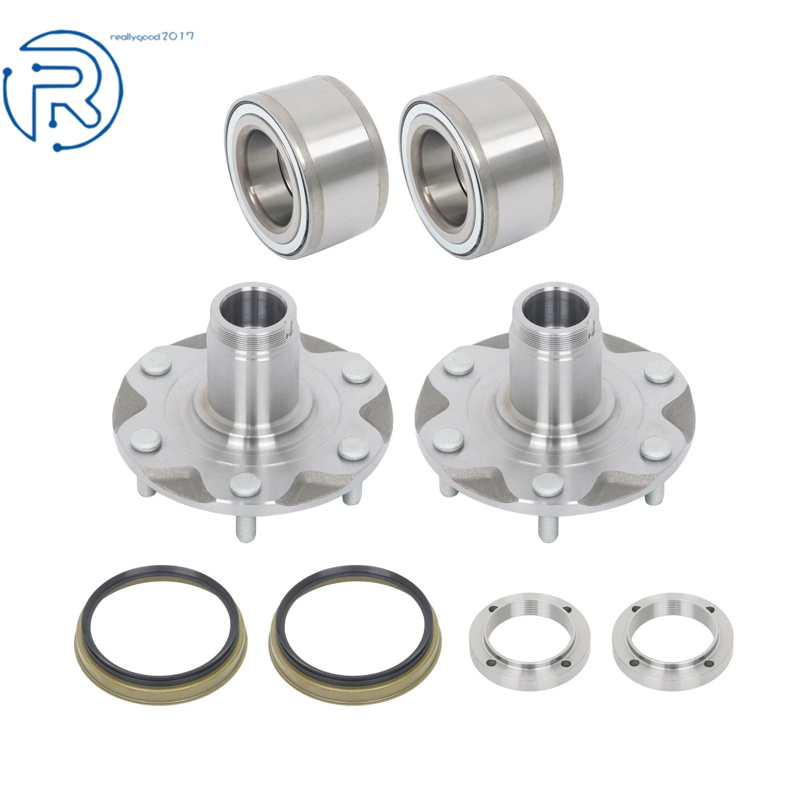 Set of 2 Front Wheel Hub Bearings for 4Runner Sequoia Tundra Tacoma 