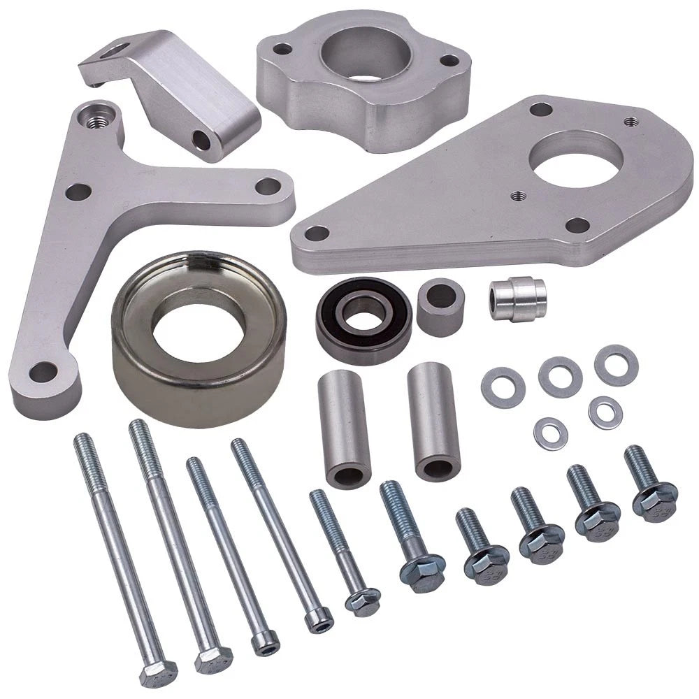 Low Mount Alternator Power Steering Brackets for GMC LS LSX LS1