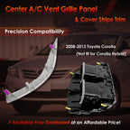 AC Dash Air Vent Trim Panel Cover for Toyota Corolla (2008-2013)