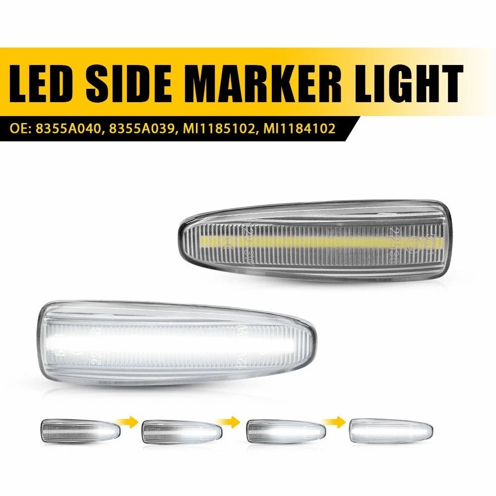 Clear Side Marker Signal Light for Mitsubishi Outlander (2007–2013)
