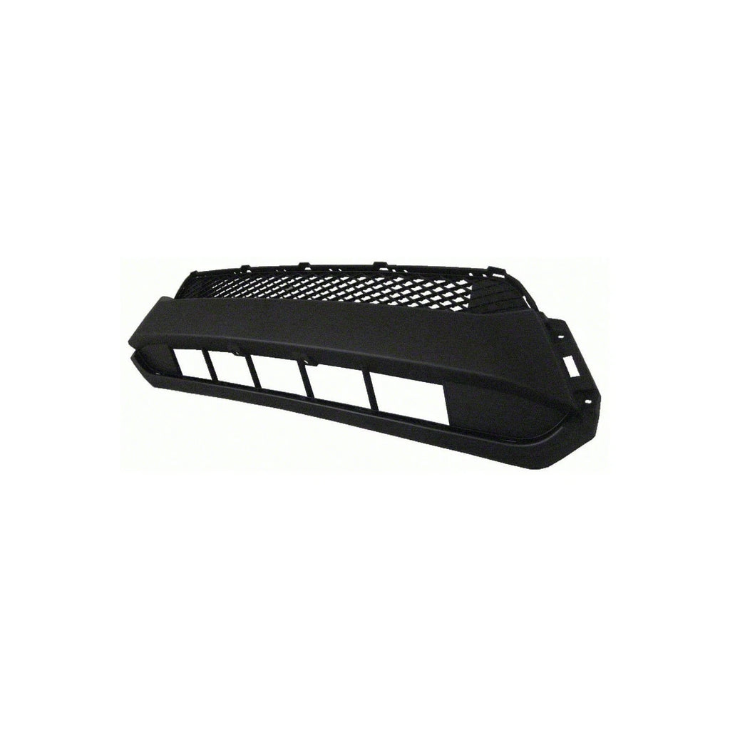 Replacement Black Textured Front Bumper Cover Grille w/Molding