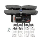 Set of 4 Bosch QuietCast Rear Ceramic Brake Pads for LX570 Land Cruiser Sequoia Tundra (2008–2021)