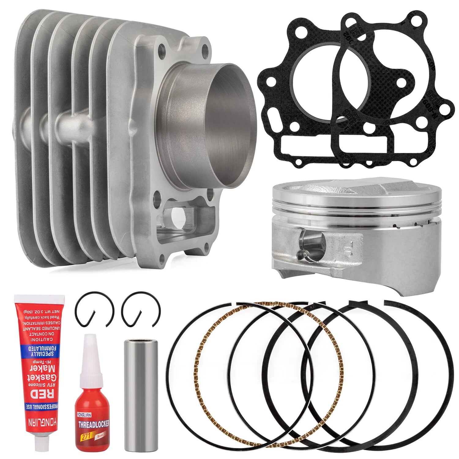 Cylinder Piston Top End Rebuild Kit for Honda Sportrax TRX300EX (1993–2008)