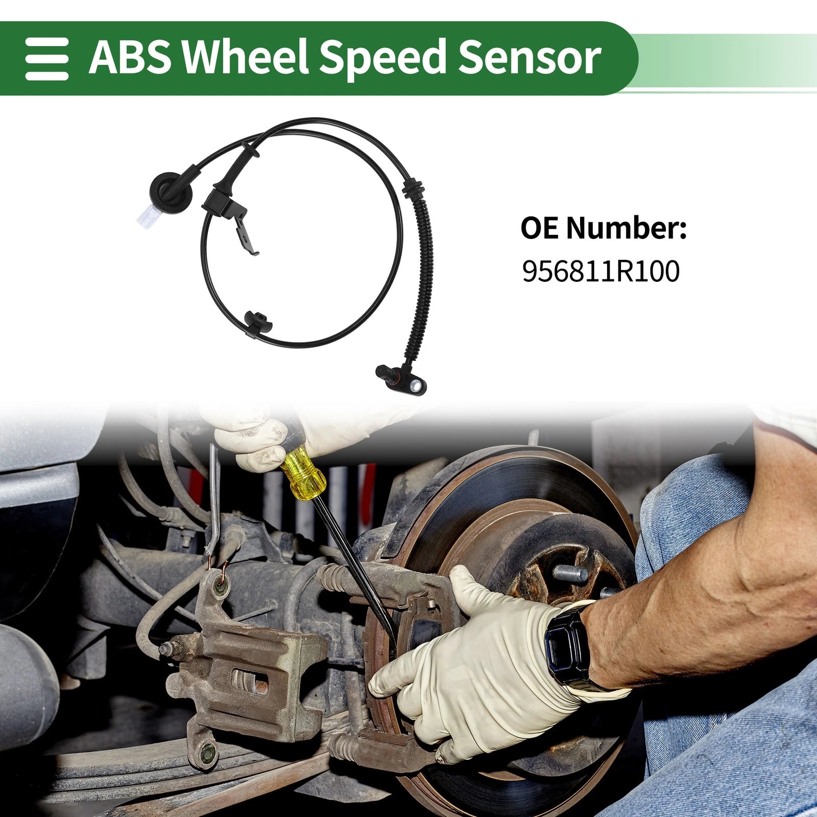 ABS Wheel Speed Sensor No. 956811R100 for Hyundai Accent (2013–2017)