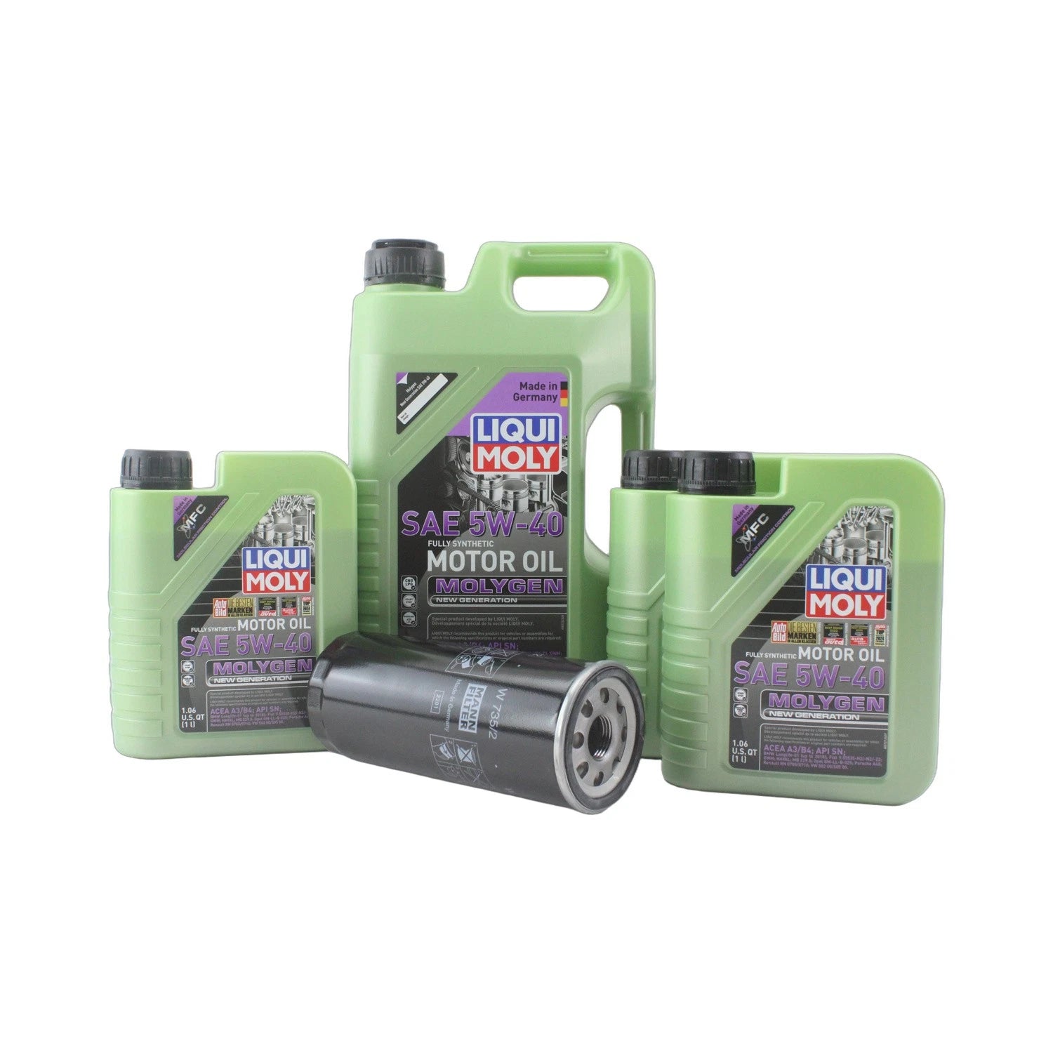 Oil Change Kit for Audi ABH/ART 4.2L (2000–2005) - 5W-40, 8L, Molygen