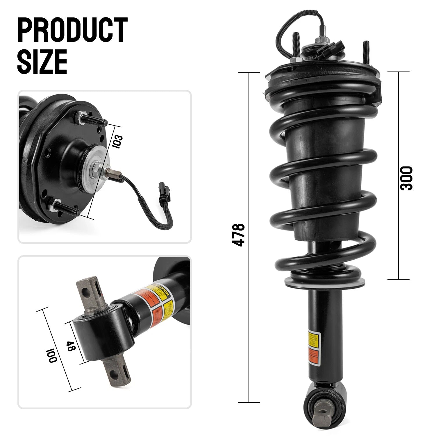 Front Shock Absorber & Coil Spring Assembly for Cadillac Escalade (2015–2019)