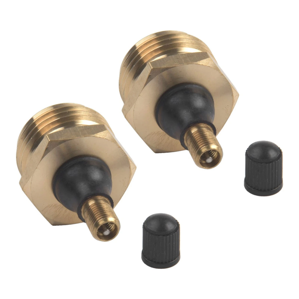 2 Pcs Compact Brass Blow Out Adapters for RVs and Marine