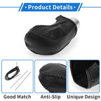 1 Pc Gear Shift Knob Cover for Hyundai Tucson (2015–2018) Pebbled Black