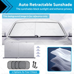 Auto Retractable Sunshade for Car Windshield (2025)