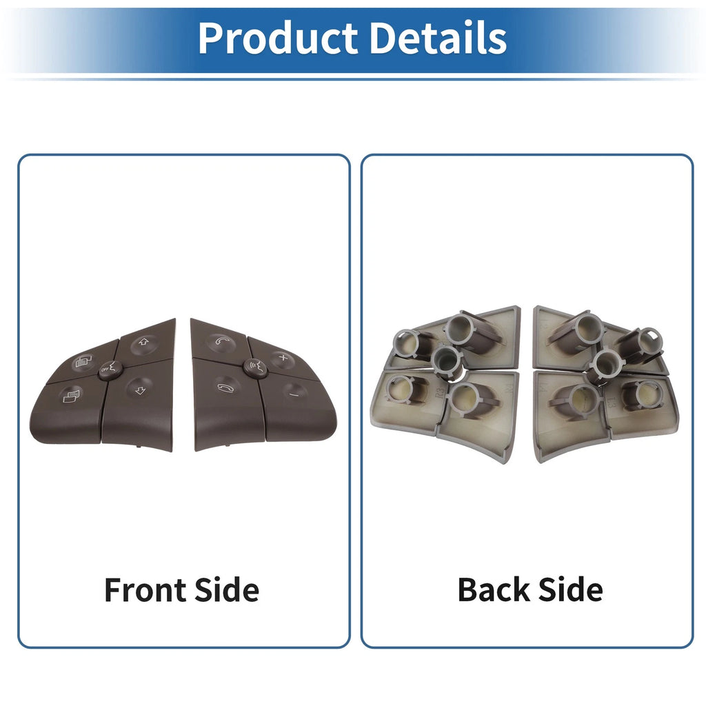 Steering Wheel Buttons Set of 10 for Mercedes-Benz (No. 1648207910)