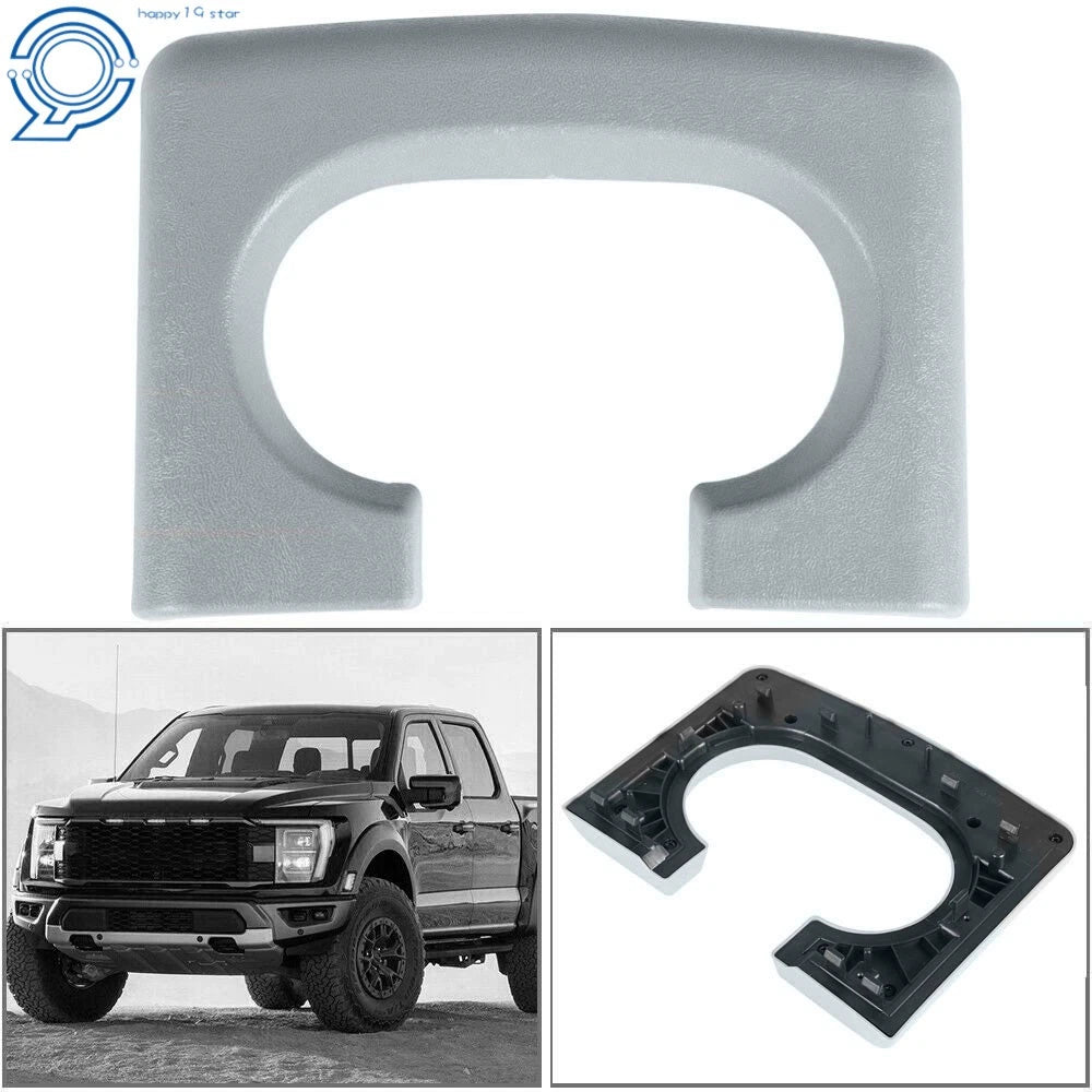 Center Console Cup Holder Pad for Ford F150 (2004–2014) Gray