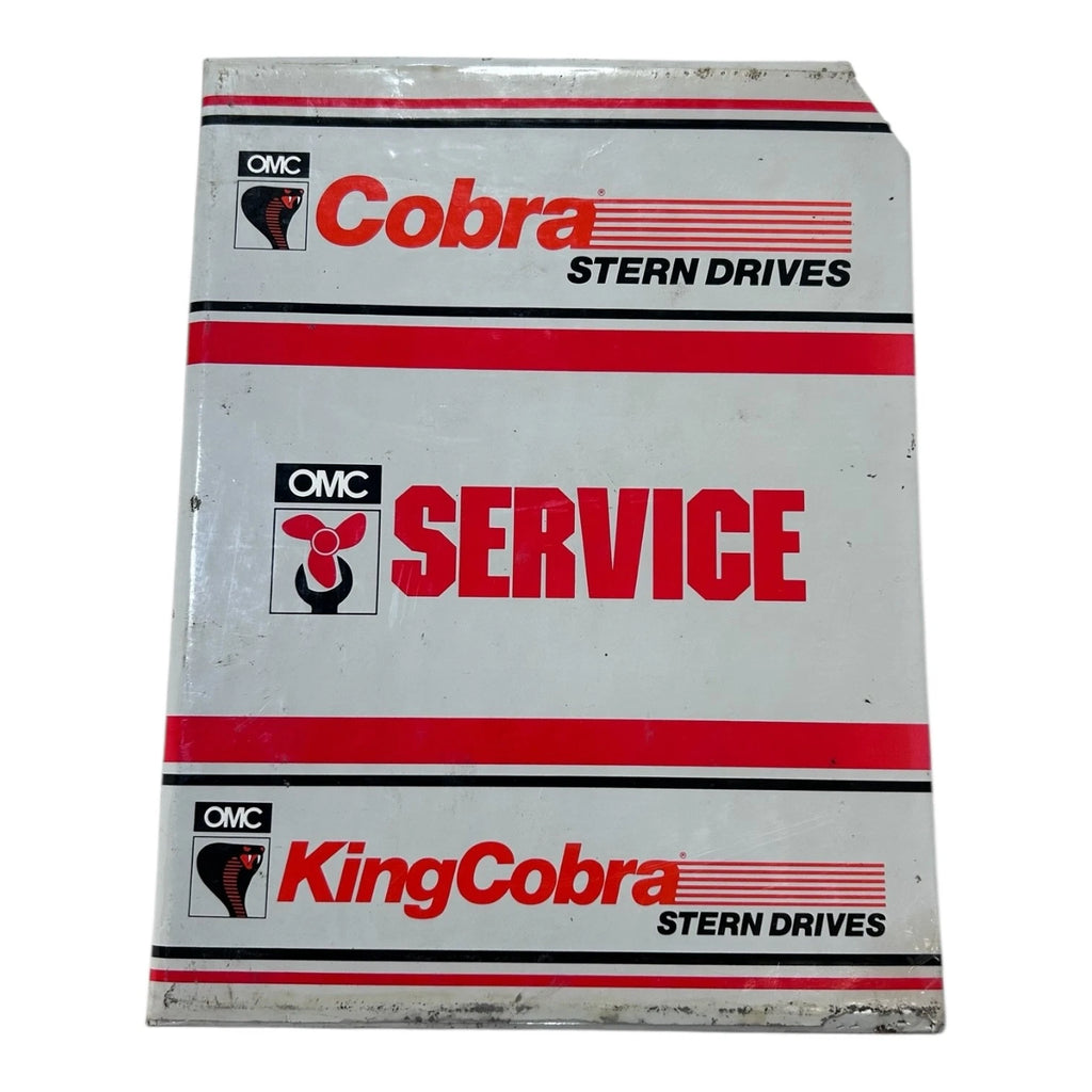 Set of 6 OMC Cobra Stern Drive Service Manuals OMC 508288, JV