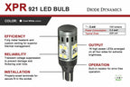 921 XPR White LED Reverse Bulbs Replacement for Diode Dynamics 2017–2022