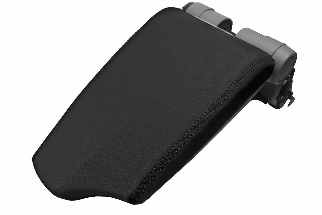 Leather Console Lid Armrest Cover for BMW E81 E82 E87 (2004–2013) Black
