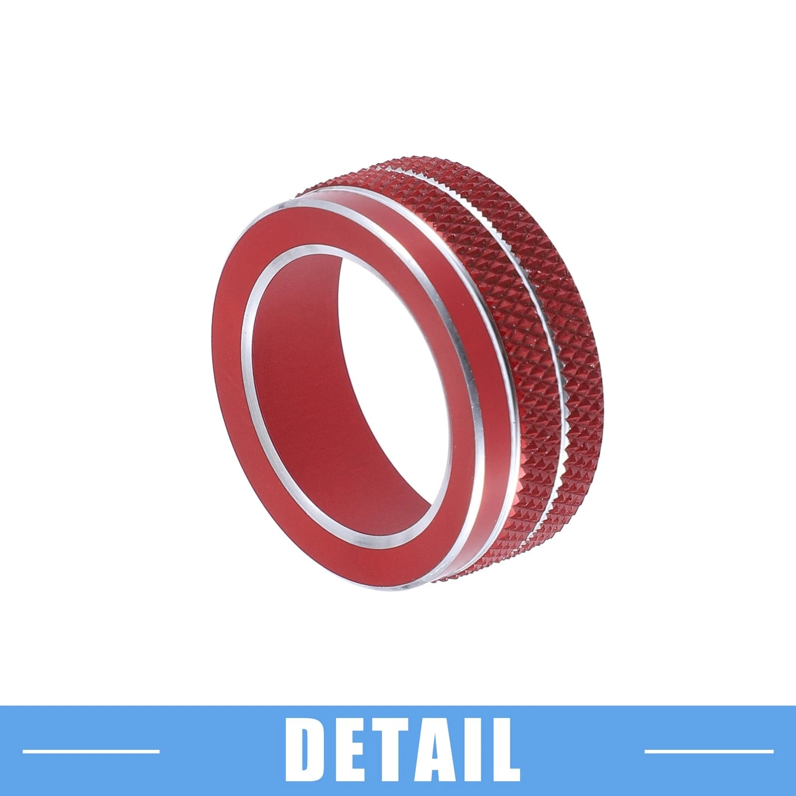 Set of 2 AC Control Switch Knob Cover Trim for Toyota Corolla (2020–2022) Red