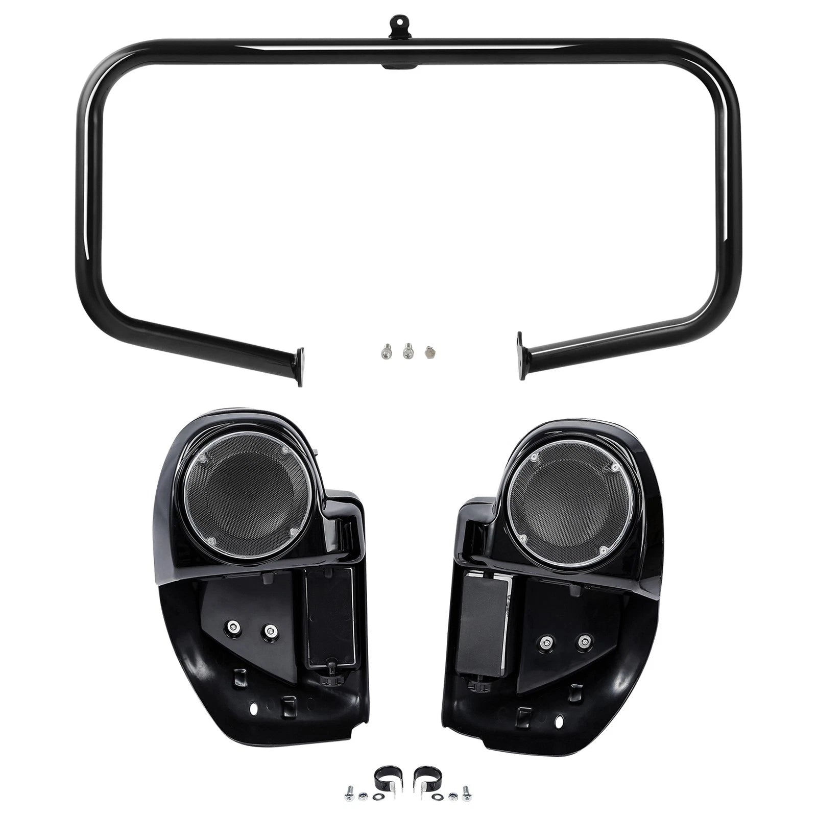 Engine Guard & Lower Vented Fairings Speaker Pod for Harley Road Glide (2014–2024)