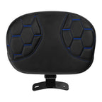 Black Front Driver Backrest Pad for Harley Touring Street Glide (2009-2023)