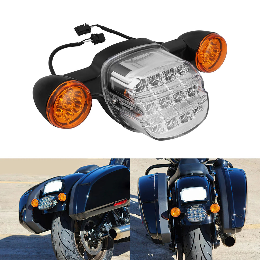 LED Rear Brake Tail Light Turn Signals for Harley Low Rider S FXLRS (2020–2024)