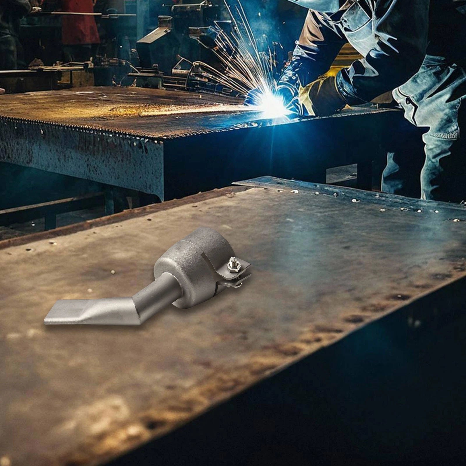 20mm 120 Degree Angled Flat Slot Weld Nozzle for Hot Air Welding