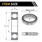 Deep Groove Ball Bearing 6017VV for Scooter Skateboard Wheel (P5)