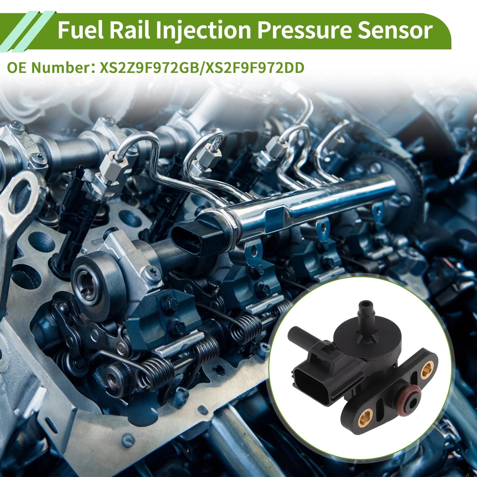 Fuel Injection Pressure Sensor No.XS2Z9F972GB for Ford Focus (2000–2004)
