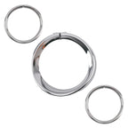 7" & 4.5" Trim Ring Set for Harley FLD Switchback (2012–2016) Chrome Aluminum