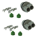Set of 2 Exterior Light Bulb Sockets for Mercedes Benz