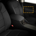 Armrest Cover Set for Honda Pilot (2009–2015) - Black Leather