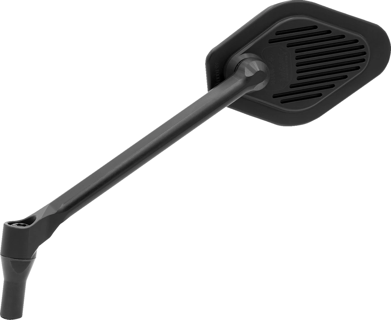 Adjustable Black Long Stem Diamond Mirror for Harley Davidson