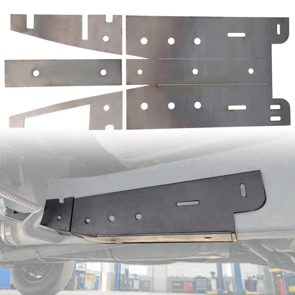 Center Frame Rail Rust Repair for Dodge Ram 2500 3500 (Crew Cab, Short Bed)