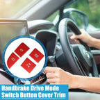 4pcs Handbrake Drive Mode Switch Button Covers for Hyundai Elantra (2021-2023)