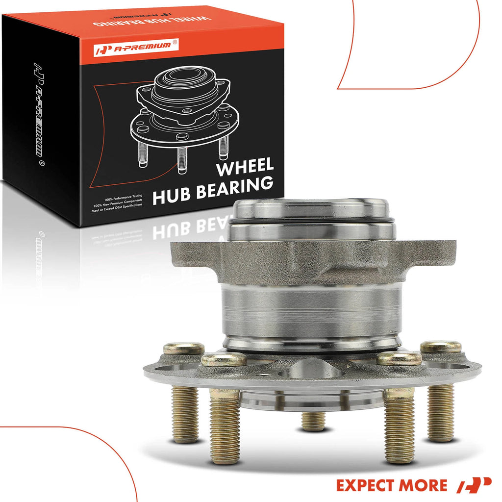 2X Rear Wheel Hub & Bearing Assembly w/ ABS for Honda Civic (2013–2015)