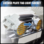 License Plate Tag Light Socket No. 34102SWAA01/34102-SWA-A01 for Honda Civic 
