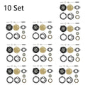 Set of 10 Carburetor Rebuild Kits for Stihl TS350 TS360 (Rk-83HL)