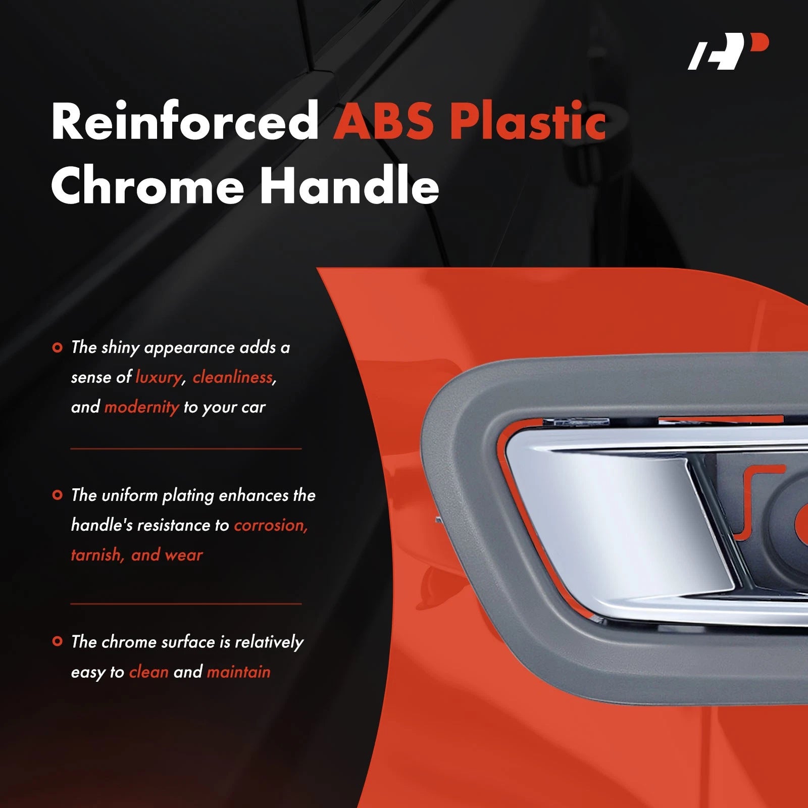 Rear Right Interior Door Handle for Ford Taurus (2010–2012)