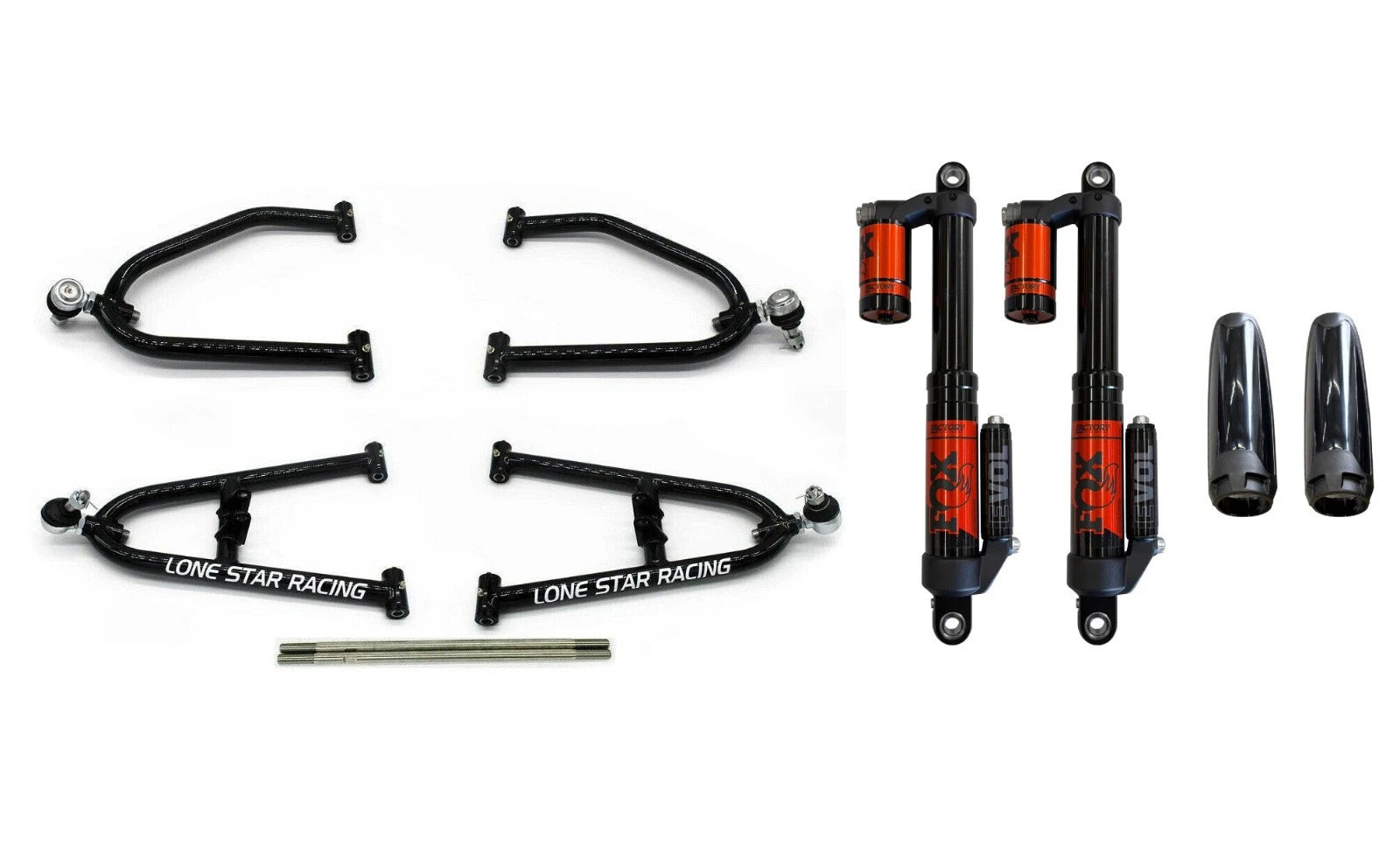 Lonestar LSR Sport A-Arms + Fox Float 3 EVOL RC2 Shocks Kit for Honda TRX250R (1986–1989)