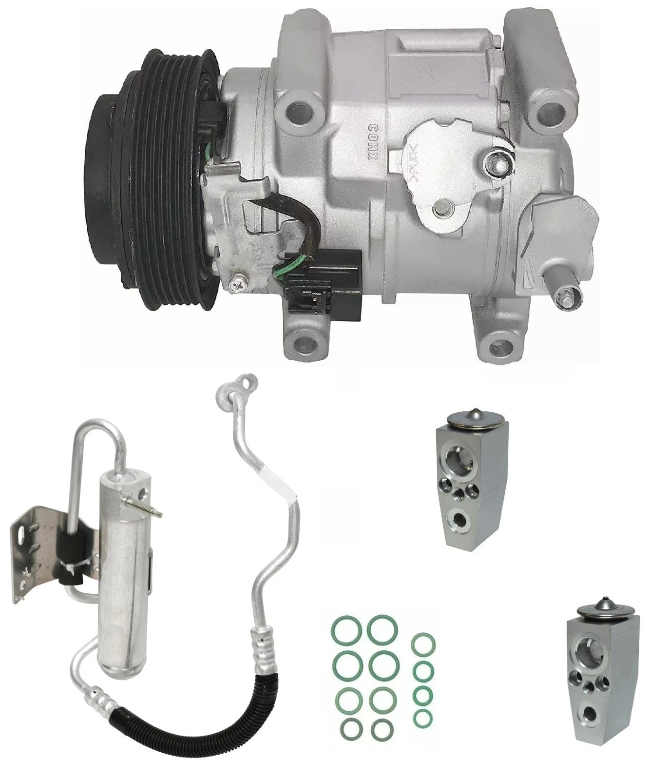 AC Compressor Kit Replacement for Dodge Journey 3.6L V6 (2018–2018)