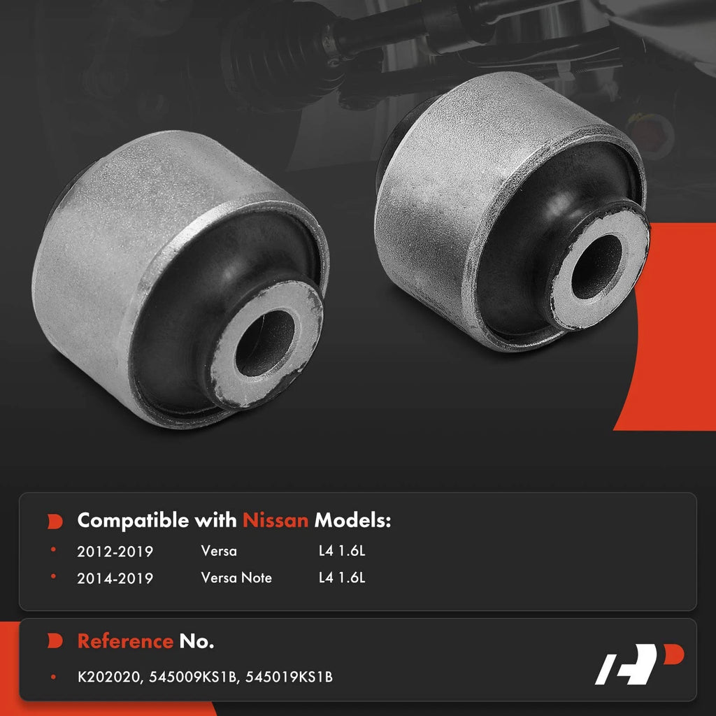 2X Control Arm Bushing for Nissan Versa (2010-2019)