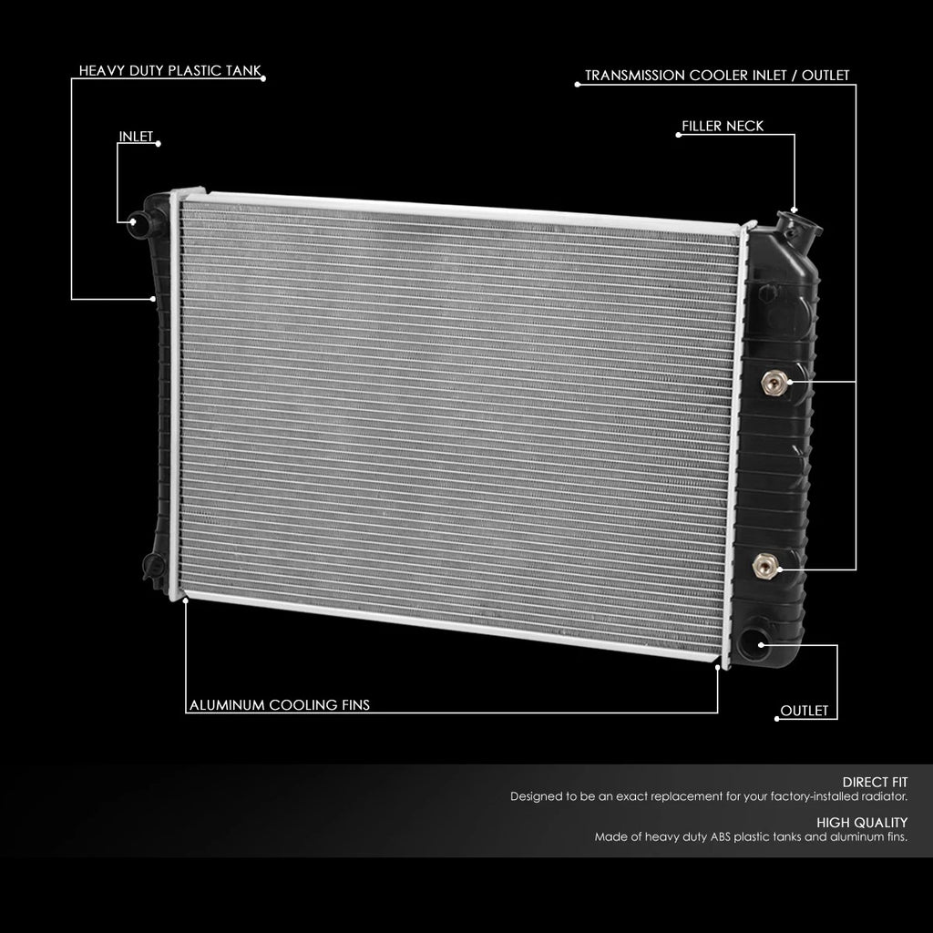 Aluminum Cooling Radiator for Chevy C/K Pickup Suburban Blazer (1973–1986)