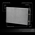Aluminum Cooling Radiator for Chevy C/K Pickup Suburban Blazer (1973–1986)