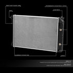 Aluminum Cooling Radiator for Chevy C/K Pickup Suburban Blazer (1973–1986)