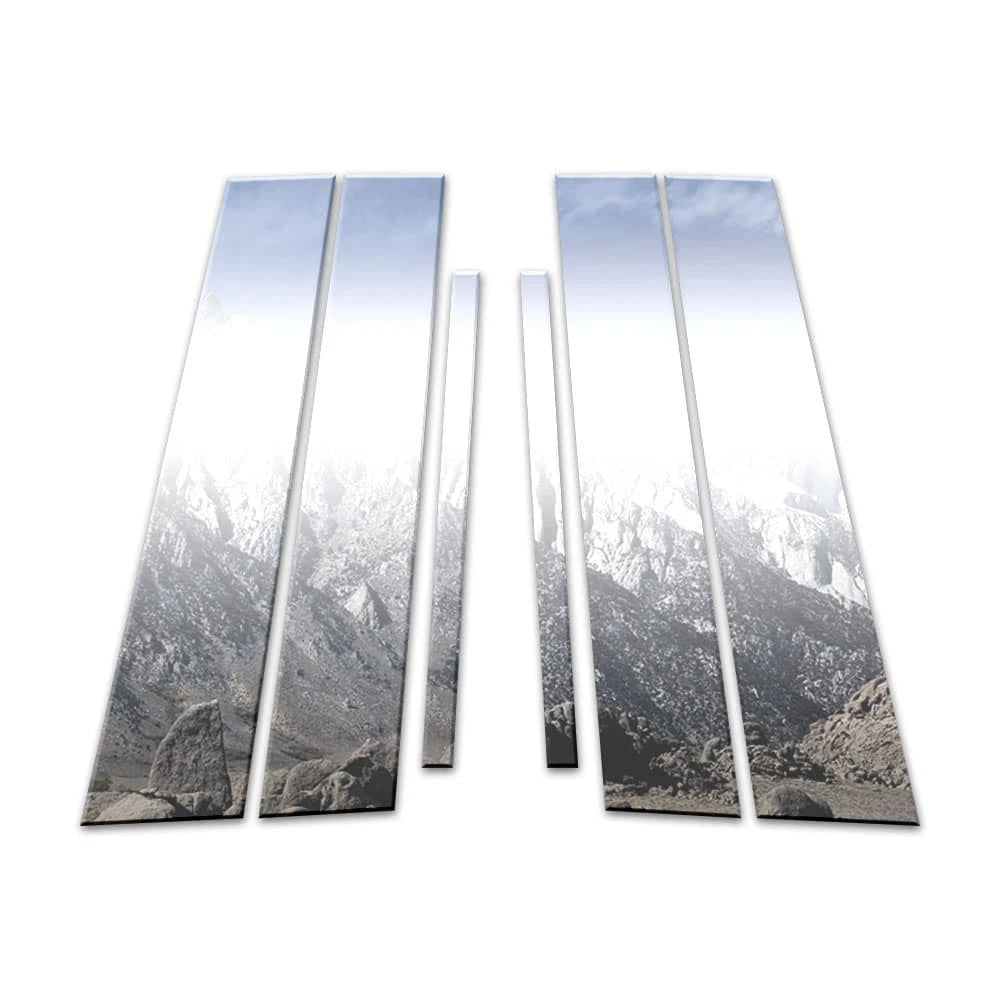 Diamond Grade 6pc Stainless Steel Pillar Post Covers for 2011-2016 Kia Sportage