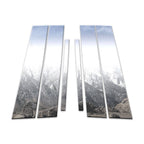 Diamond Grade 6pc Stainless Steel Pillar Post Covers for 2011-2016 Kia Sportage