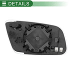 Heated Left Side Mirror Glass for Audi A3 (2000–2003)