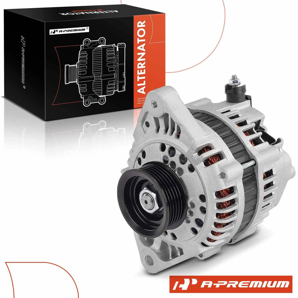 Alternator for Nissan Altima (1993–1994) L4 2.4L 80A 6-Groove Pulley