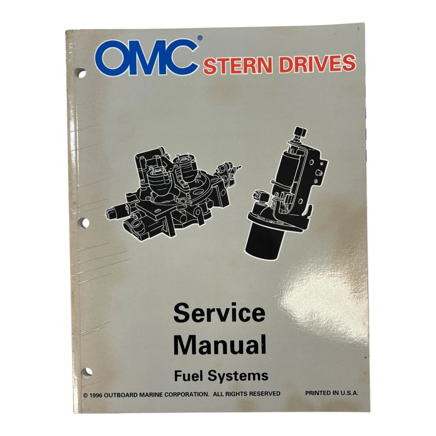 OMC Stern Drives 507284 Fuel Systems Service Manual for OMC (1996)