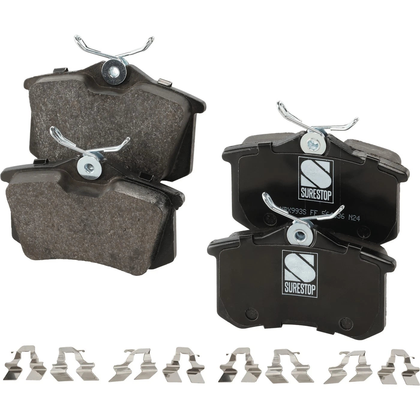 Brake Disc Rotors and Pads Kit for VW Golf Jetta (1999)