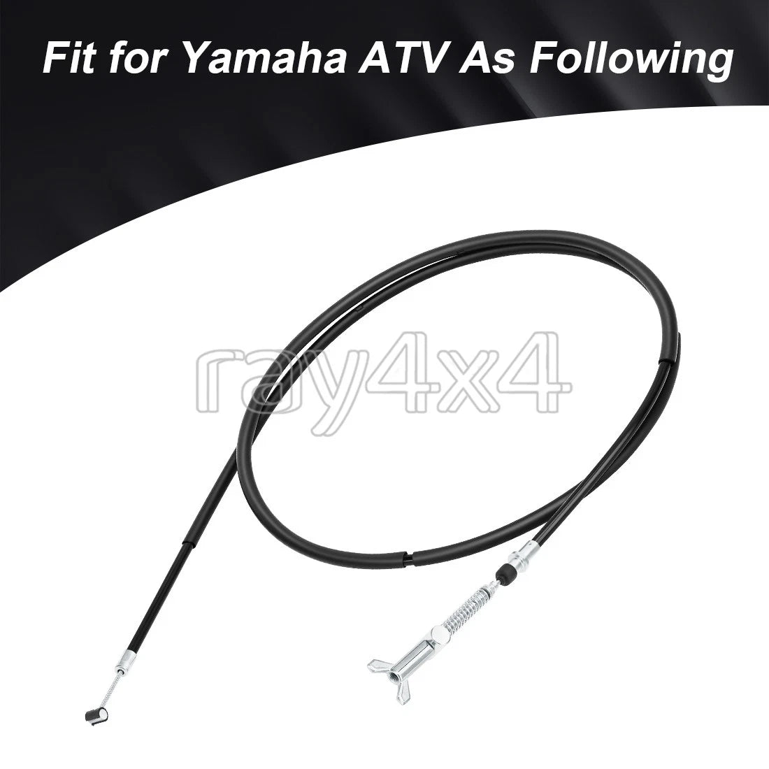 Set of 2 Rear Parking Brake Cables for Yamaha Grizzly 350 450 (2007–2011)